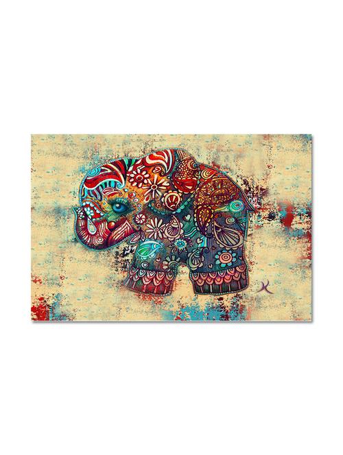 multicolored matte finish paper paisleys and flowers poster - 1325455 - Very Small Image - 1