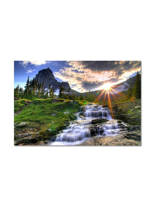 multicolored matte finish paper enchanting waterfall poster - 1325490 - Very Small Image - 1