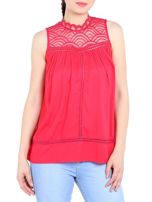 pink rayon top - 13269690 - Very Small Image - 1