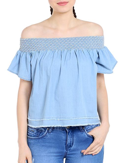 light blue cotton top - 13269724 - Very Small Image - 1