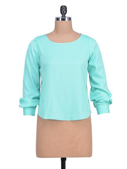 green crepe solid top - 1327221 - Very Small Image - 1