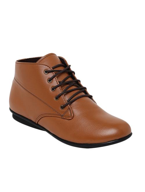tan lace-up ankle boot - 13278621 - Very Small Image - 1