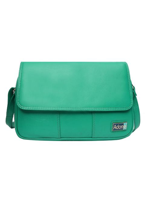 green leather sling bag - 13280109 - Very Small Image - 1