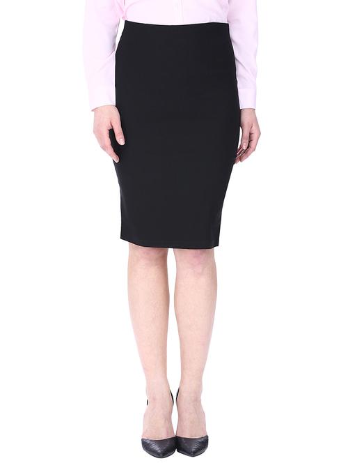 black lycra pencil skirt - 13297042 - Very Small Image - 1