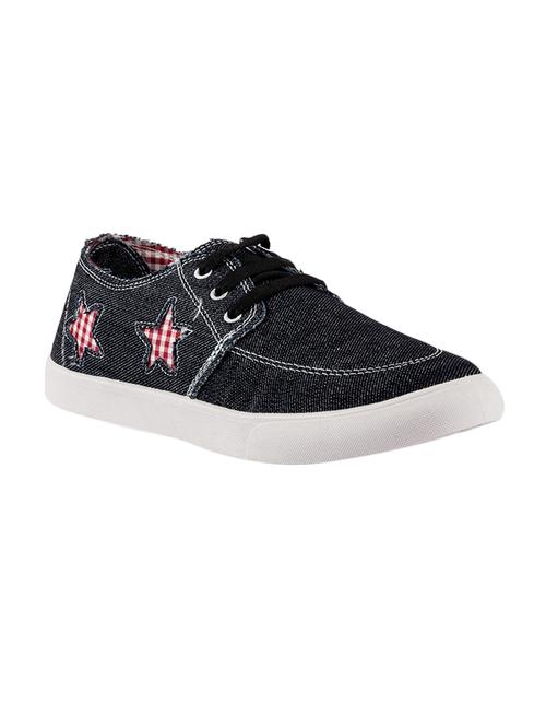 black denim lace up sneakers - 13297152 - Very Small Image - 1