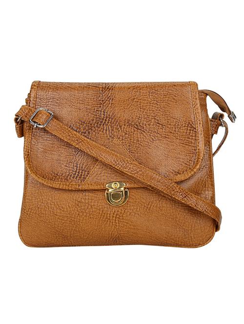 yellow leatherette sling bag - 13308796 - Very Small Image - 1