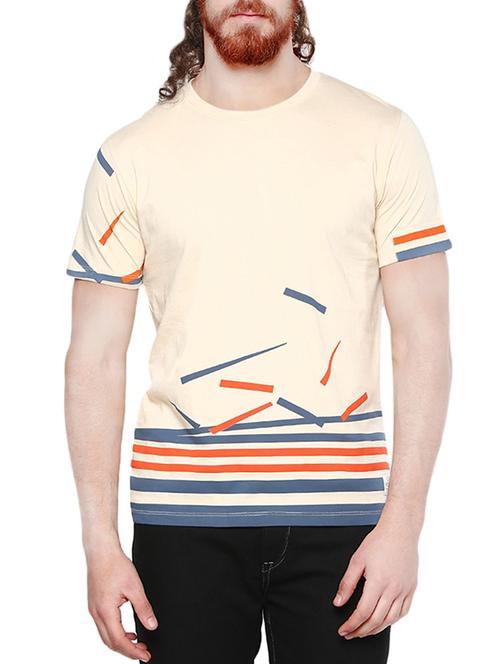 beige cotton tshirt - 13311572 - Very Small Image - 1