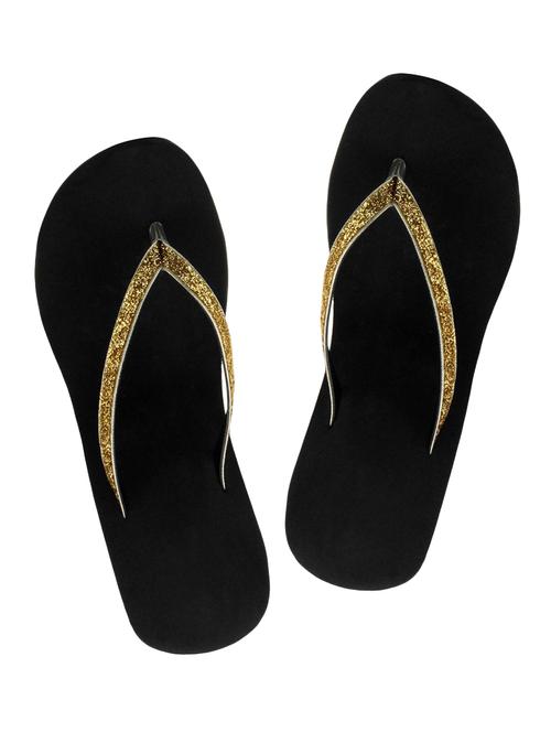 gold rubber flip flops - 13319552 - Very Small Image - 1