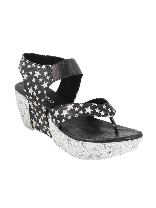 Black ankle strap wedge - 13324325 - Very Small Image - 1