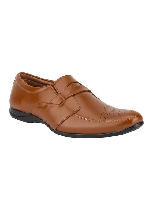 brown leatherette slip on - 13325797 - Very Small Image - 1