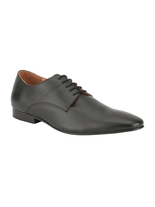 black Leather lace up derby - 13325800 - Very Small Image - 1