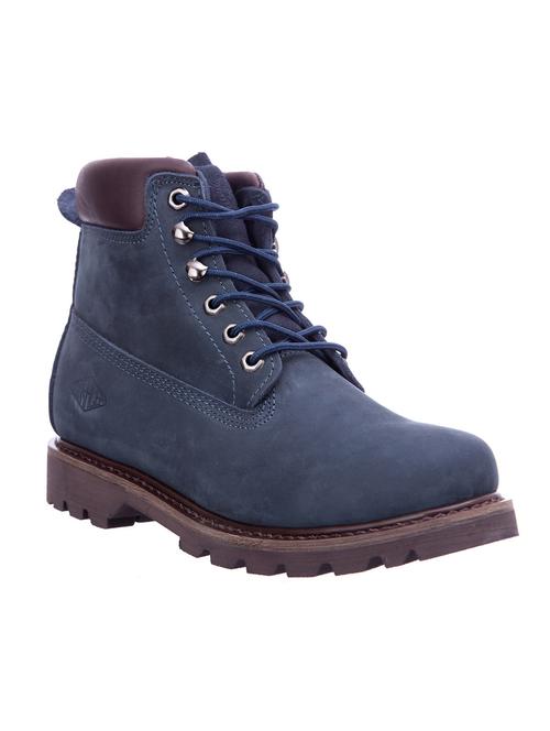 blue leather high ankle boot - 13344828 - Very Small Image - 1