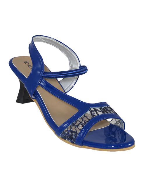 blue leatherette back strap sandals - 13357101 - Very Small Image - 1