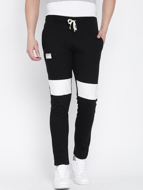 black cotton joggers track pant - 13364079 - Very Small Image - 1