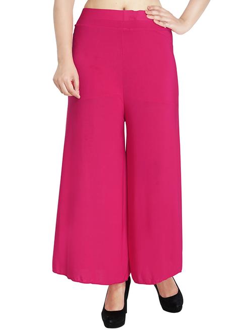 pink nylon palazzos - 13368949 - Very Small Image - 1