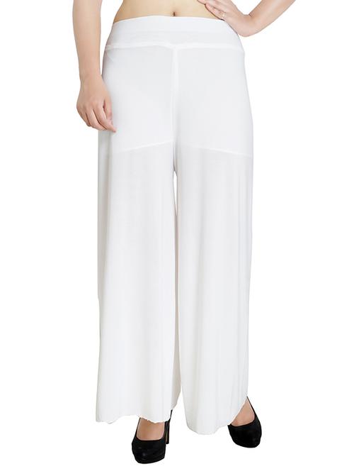 white nylon palazzos - 13368950 - Very Small Image - 1