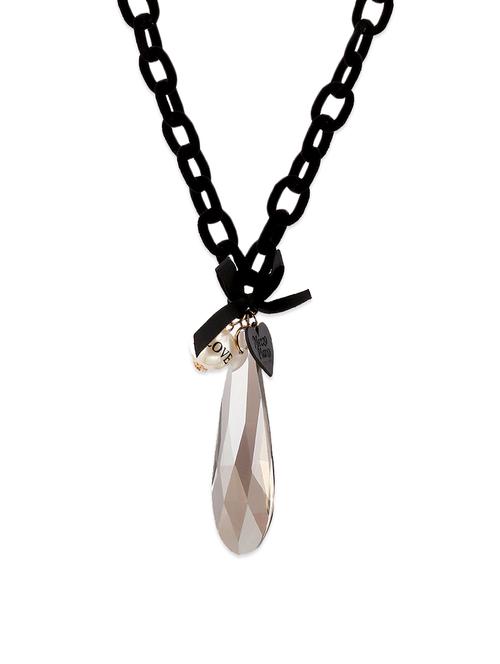 lass vogue black metal chain necklace - 13385207 - Very Small Image - 1