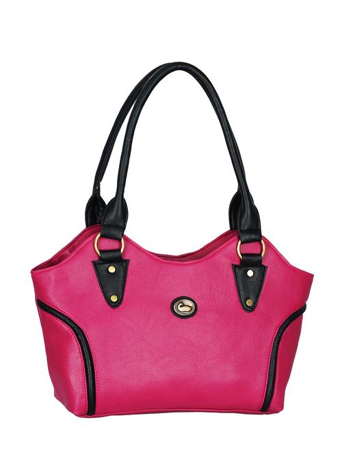 pink leatherette handbag - 13394280 - Very Small Image - 1