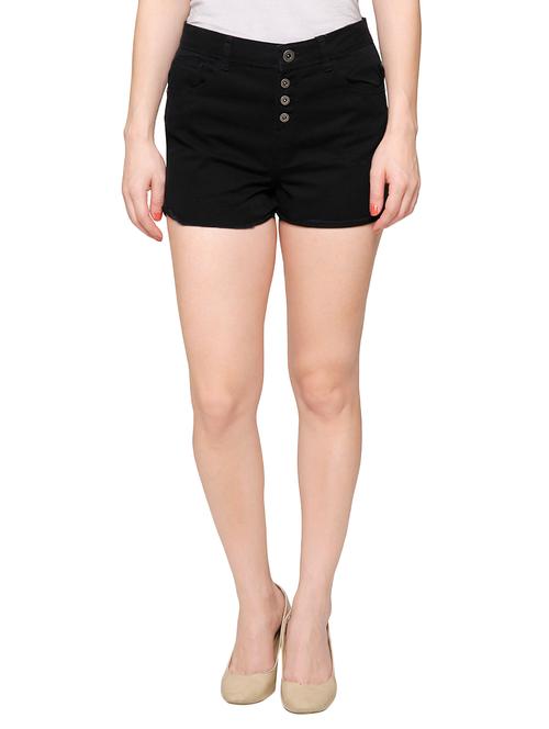 black denim short - 13399313 - Very Small Image - 1