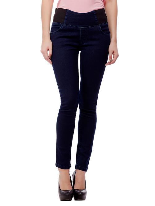 navy blue denim jegging - 13410267 - Very Small Image - 1