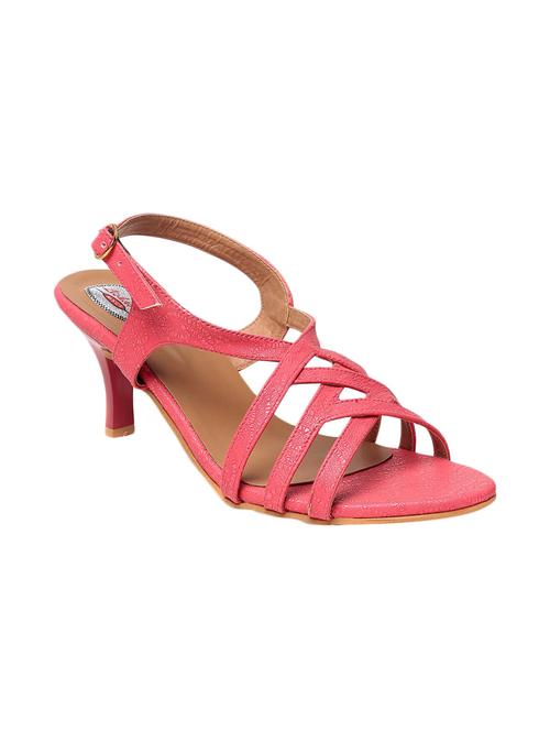 pink leatherette back strap sandals - 13411086 - Very Small Image - 1