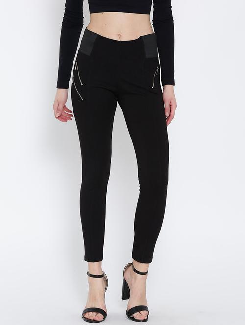 black cotton jeggings - 13418740 - Very Small Image - 1