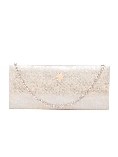 silver jute clutch - 13419286 - Very Small Image - 1