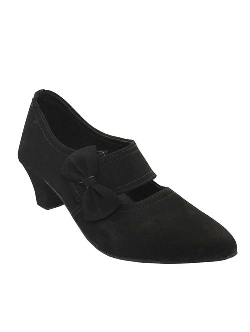 black suede slip on pumps - 13419476 - Very Small Image - 1