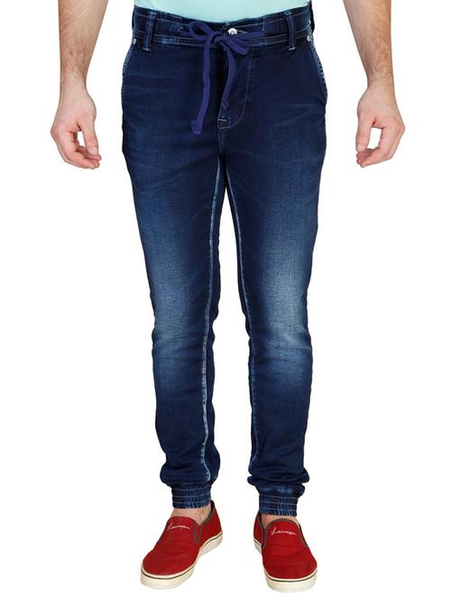 blue denim jogger - 13424741 - Very Small Image - 1