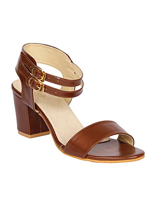 brown ankle strap sandal - 13426607 - Very Small Image - 1
