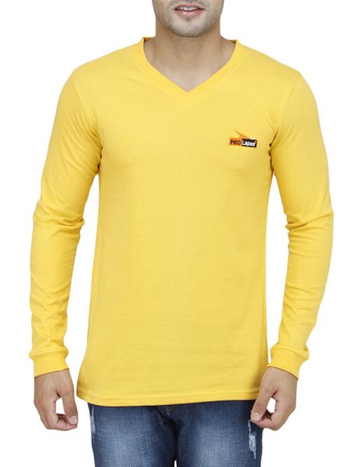 yellow cotton tshirt - 13430103 - Very Small Image - 1