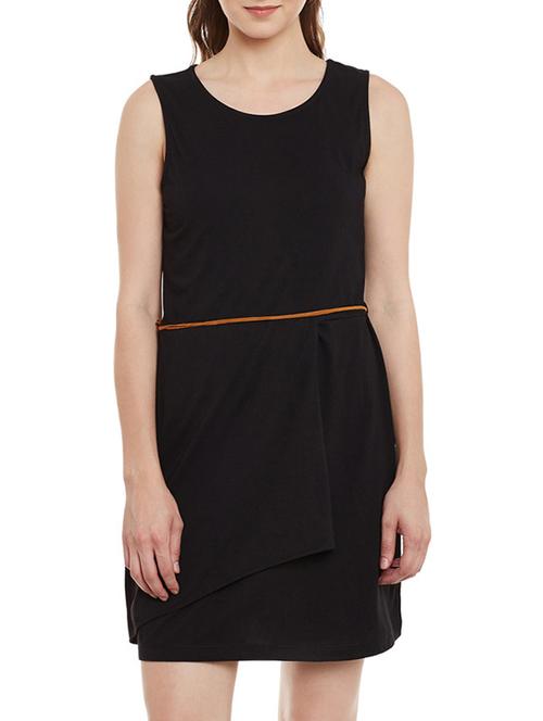 black cotton dress - 13433369 - Very Small Image - 1
