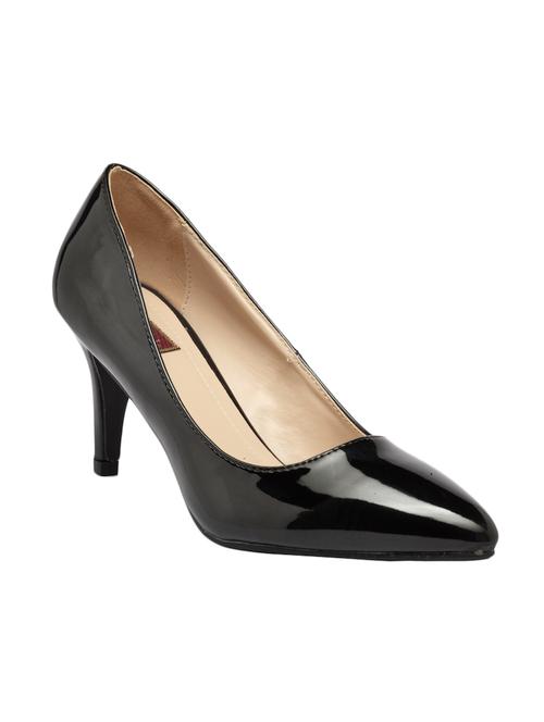 black patent leather slip on pumps - 13437838 - Very Small Image - 1