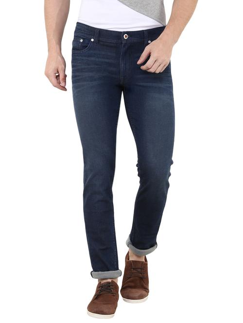 blue cotton washed jean - 13446016 - Very Small Image - 1