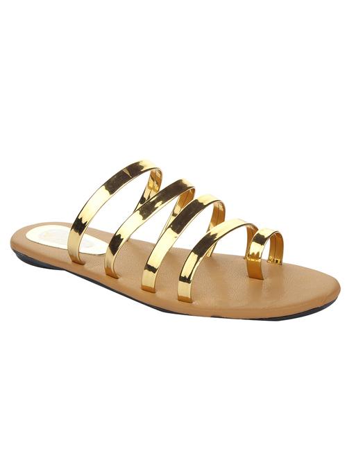 gold one toe sandal - 13451451 - Very Small Image - 1