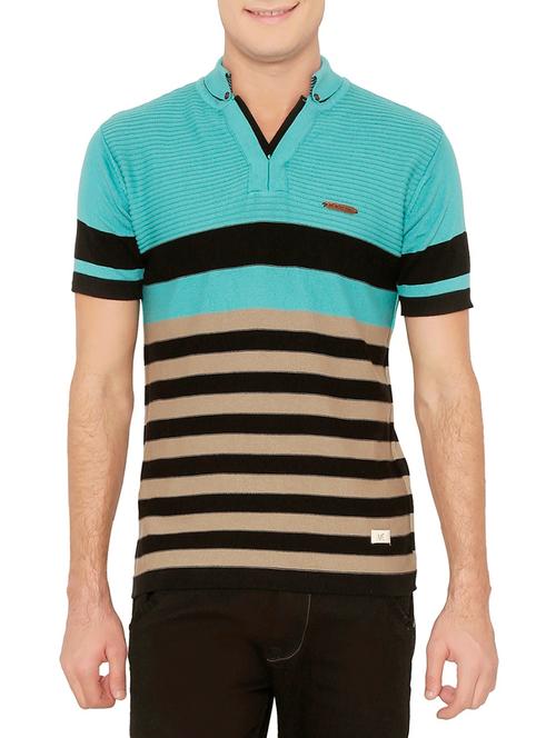 light blue cotton t-shirt - 13453139 - Very Small Image - 1