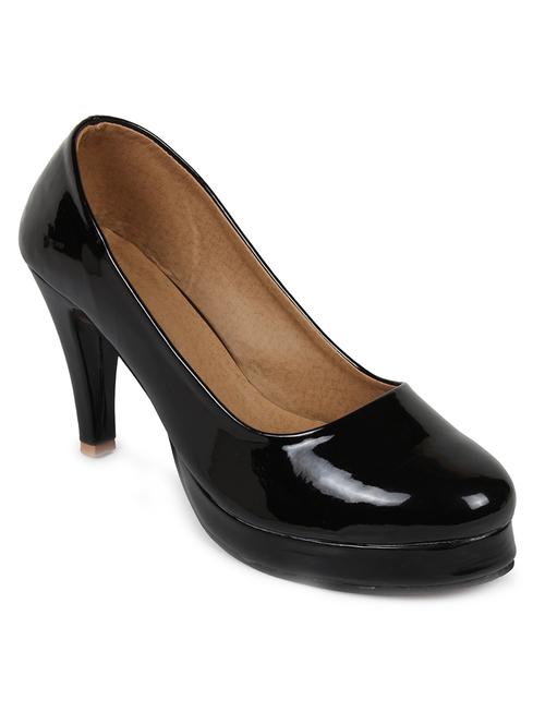 black patent leather slip on pumps - 13455463 - Very Small Image - 1