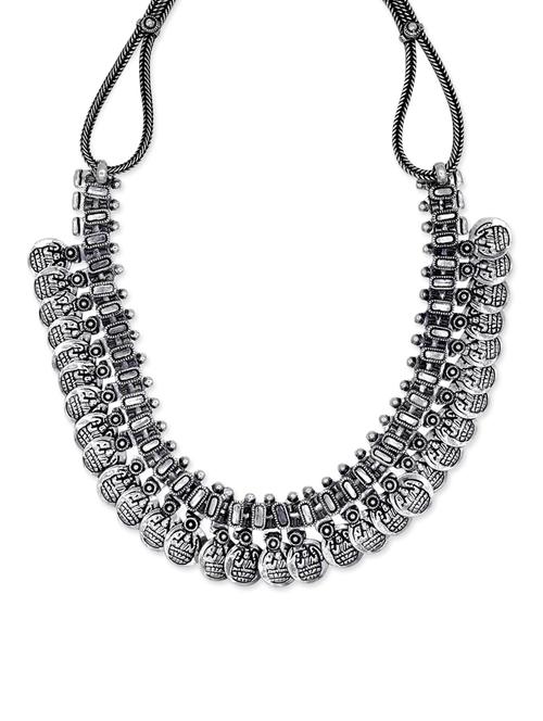 Ethnic String of Coins Necklace - 13462621 - Very Small Image - 1