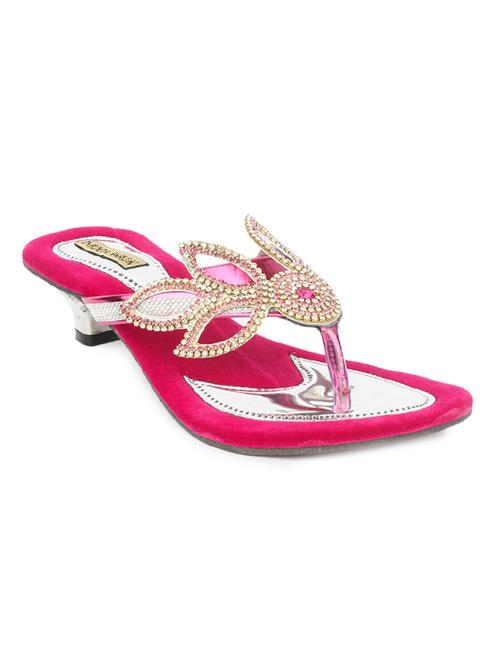 pink leatherette sandals - 13465876 - Very Small Image - 1