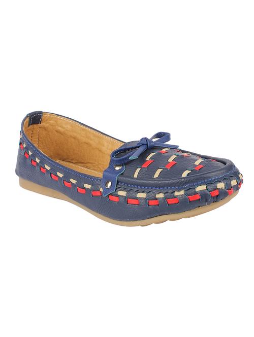 blue fabric slip on moccasins - 13469665 - Very Small Image - 1