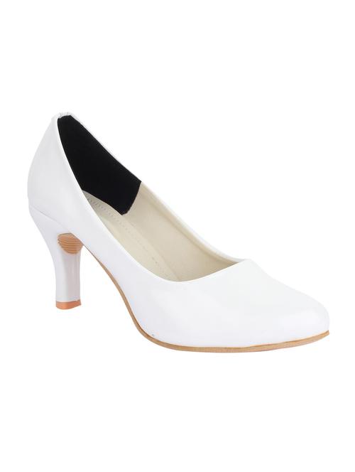 white patent leather slip on pumps - 13479204 - Very Small Image - 1