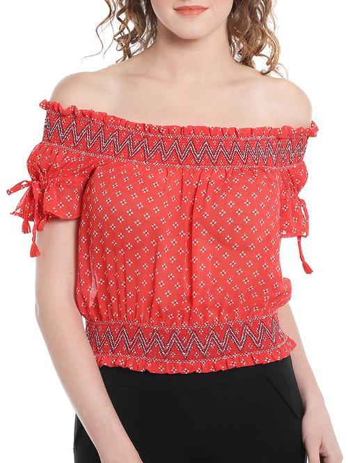 peach crop top - 13481405 - Very Small Image - 1