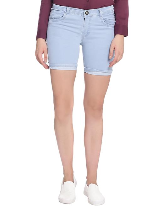 light blue denim short - 13552849 - Very Small Image - 1