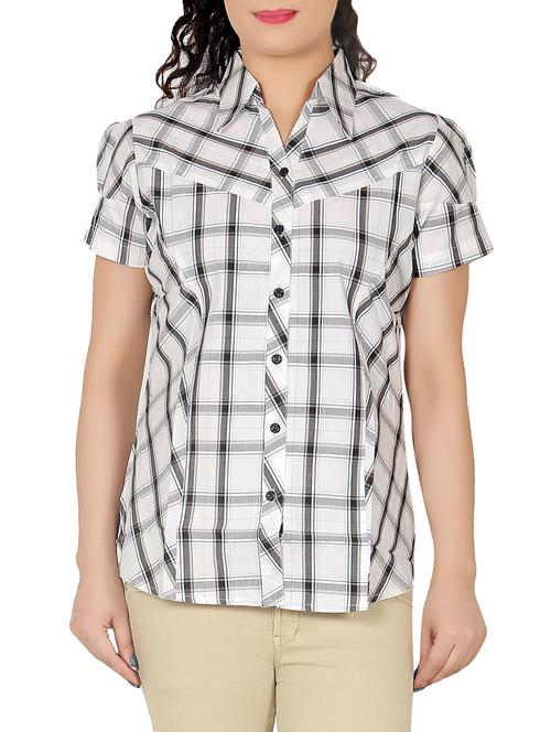 white cotton regular shirt - 13574442 - Very Small Image - 1