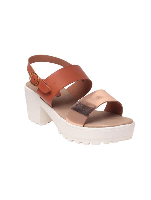 brown back strap sandal - 13650937 - Very Small Image - 1
