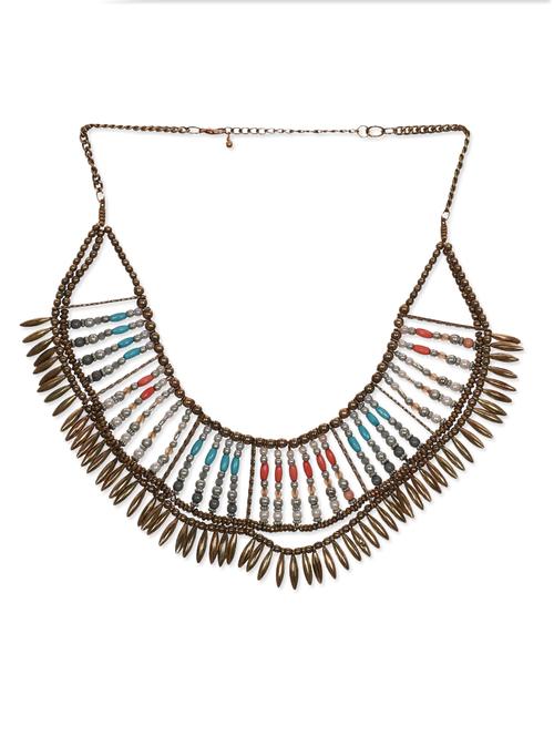 lass vogue tribal seed beads necklace - 13652176 - Very Small Image - 1