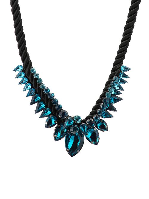 lass vogue blue statement necklace - 13652212 - Very Small Image - 1