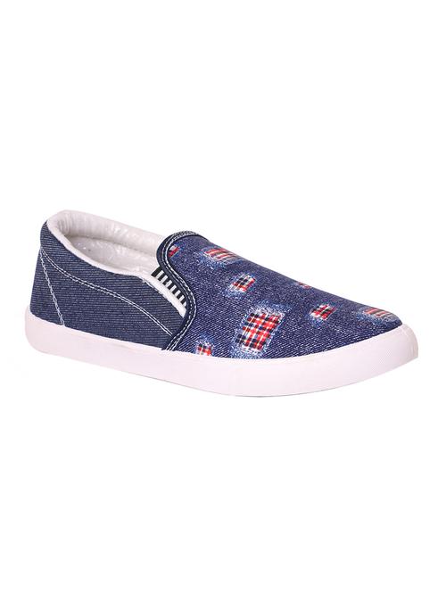 blue denim slip on shoes - 13657207 - Very Small Image - 1