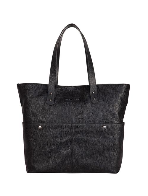 black leather regular satchel - 13661323 - Very Small Image - 1