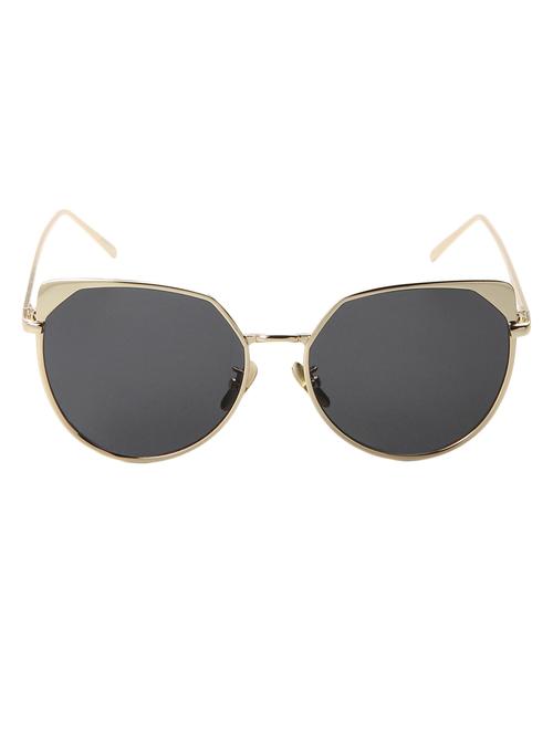 golden metal full rim uv protected sunglasses - 13665705 - Very Small Image - 1